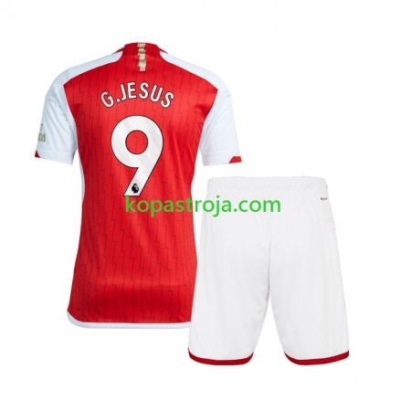 Billiga Fotbollströjor Arsenal Gabriel Jesus 9 Barn Hemma tröja 2023/24 Kortärmad